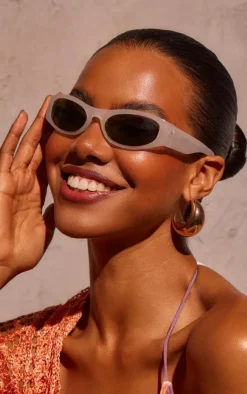 PrettyLittleThing Visor Sunglasses*A.KJÆRBEDE Mirrored Lens Visor Sunglasses