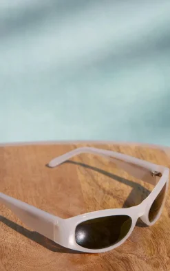 PrettyLittleThing Visor Sunglasses*A.KJÆRBEDE Mirrored Lens Visor Sunglasses