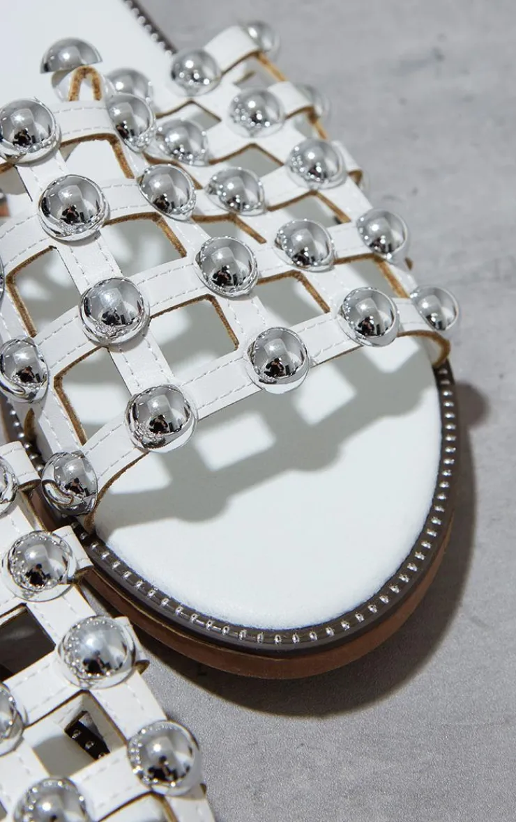 PrettyLittleThing Slides*Alisa Large Studded Slides