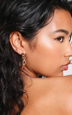 PrettyLittleThing Hoop Earrings*Jewel Detail Hoop Earrrings