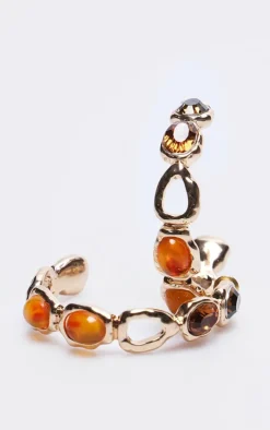 PrettyLittleThing Hoop Earrings*Jewel Detail Hoop Earrrings