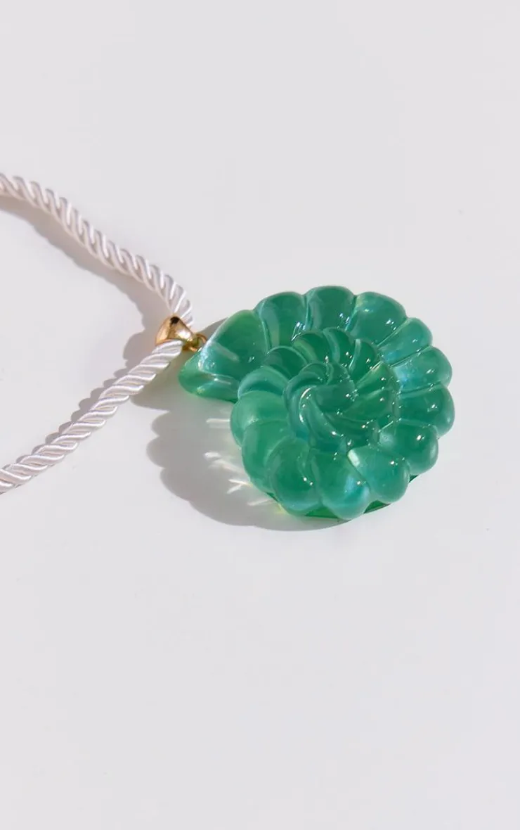 PrettyLittleThing Necklaces*Resin Shell Rope Necklace