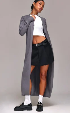 PrettyLittleThing Cardigans*Basic Fine Knit Maxi Cardigan
