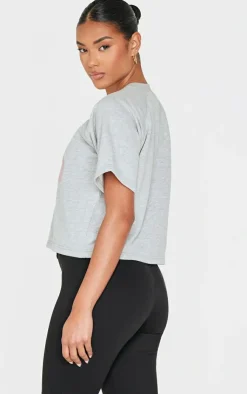 PrettyLittleThing T-Shirts*Contrast Embroidered Studio Print Sweat Top