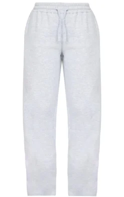 Outlet PrettyLittleThing Drawstring Wide Leg Sweatpants Ash Grey