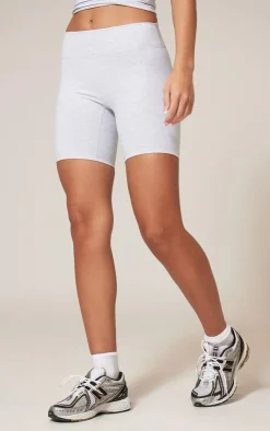 PrettyLittleThing Gym Shorts*Marl Sculpt High Waist Gym Shorts