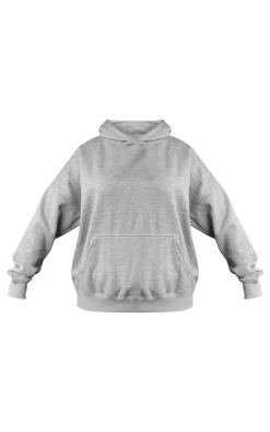 Best PrettyLittleThing Oversized Main Character Energy Puff Print Hoodie Ash Grey
