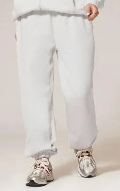 PrettyLittleThing Grey Sweatsuits*Premium Cuffed Sweat Sweatpants
