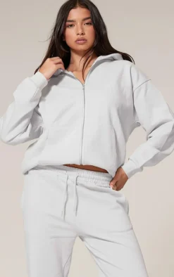 PrettyLittleThing Grey Sweatsuits*Premium Cuffed Sweat Sweatpants