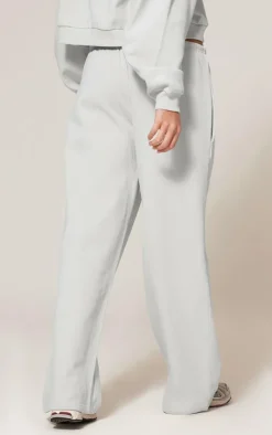 PrettyLittleThing Grey Sweatsuits*Premium Thin Waistband Straight Leg Sweat Sweatpants