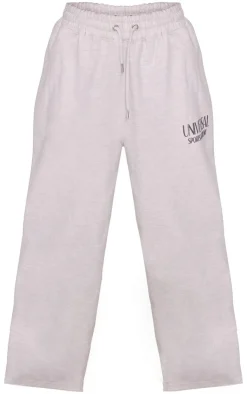 Hot PrettyLittleThing Premium Tonal Print Straight Leg Sweatpants Ash Grey