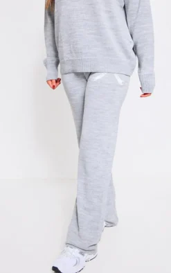 PrettyLittleThing Knitted Two Piece Sets*Soft Knit Wide Leg Sweatpants