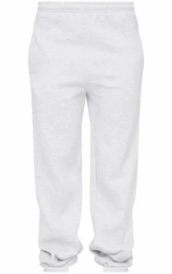 Ash Grey Sweat Cuffed High Waist Sweatpants