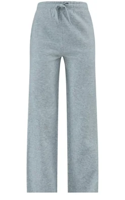 PrettyLittleThing Wide Leg Oversized Sweatpants Ash Grey