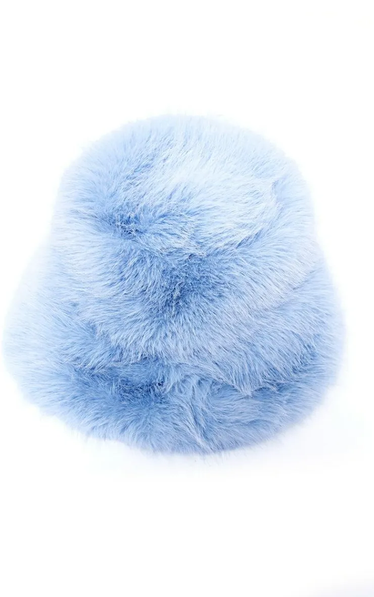 PrettyLittleThing Hats*Faux Fur Fluffy Bucket Hat