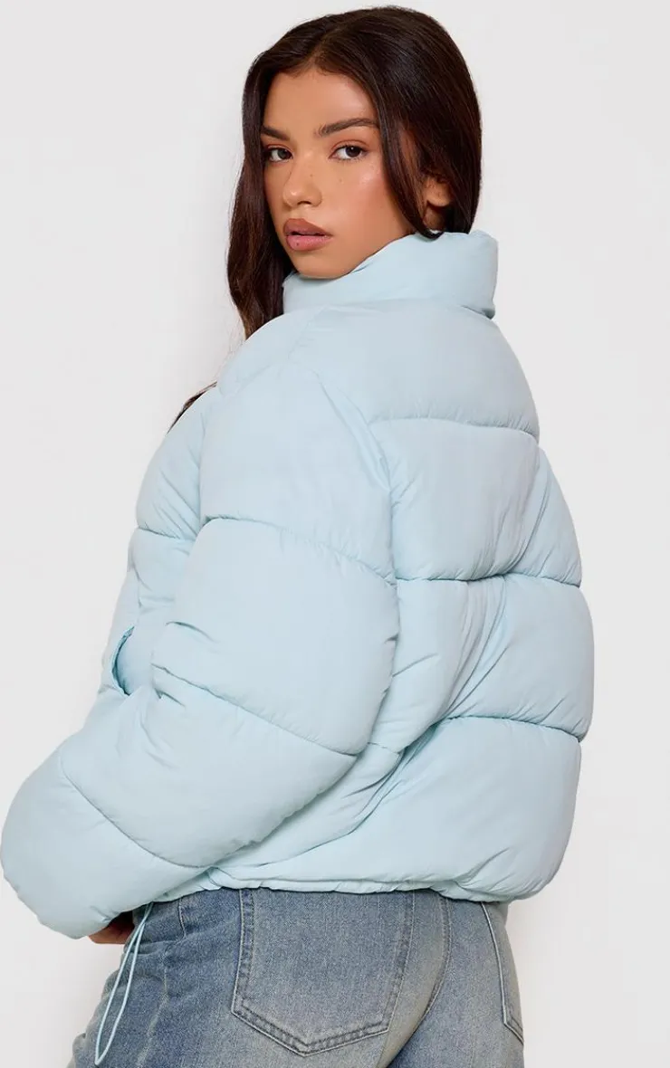 PrettyLittleThing Puffer Jackets*Heart Pocket Detail Puffer Coat