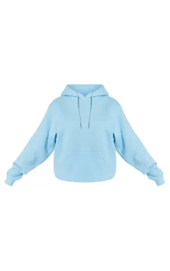 Baby Blue Oversized Fit Sweat Hoodie