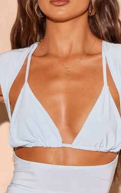 Slinky Cut Out Bralet Detail Bodycon Dress-PrettyLittleThing Discount
