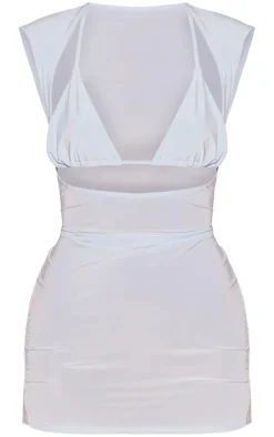 Slinky Cut Out Bralet Detail Bodycon Dress-PrettyLittleThing Discount