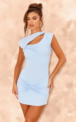 Soft Touch Cut Out Mini Dress-PrettyLittleThing Sale