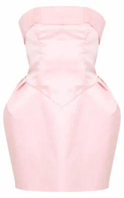 Boned Bandeau Shift Dress-PrettyLittleThing New