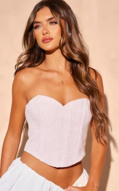 PrettyLittleThing Corsets*Boucle Sweet Heart Neckline Corset