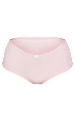 Baby Pink Bow Detail Panties