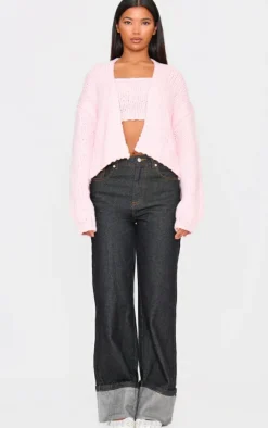PrettyLittleThing Cardigans*Chunky Knit Cami Top And Cardigan Set