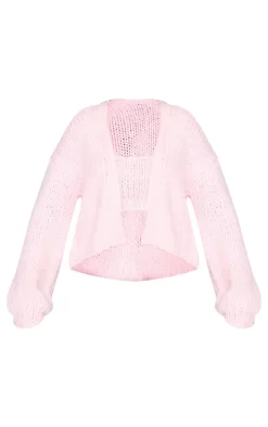 PrettyLittleThing Cardigans*Chunky Knit Cami Top And Cardigan Set