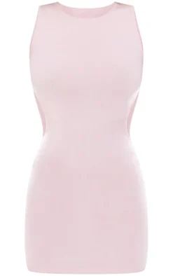 Cut Out Side Soft Knit Dress-PrettyLittleThing New
