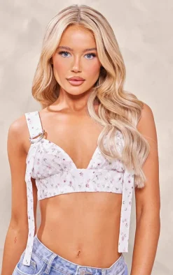 PrettyLittleThing Bralets*Floral Lace Bralet