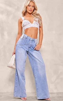 PrettyLittleThing Bralets*Floral Lace Bralet