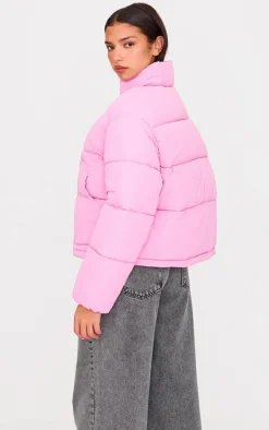 PrettyLittleThing Puffer Jackets*Heart Pocket Detail Puffer Coat