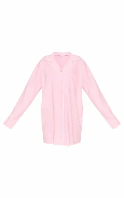 PrettyLittleThing Christmas Gifts*Jersey Piping Detail Long Sleeve Nightdress