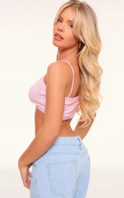 PrettyLittleThing Bralets*Pointelle Bralet Top
