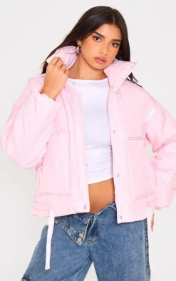 PrettyLittleThing Puffer Jackets*Quilted Padded Longline Jacket