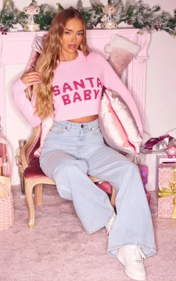 PrettyLittleThing Sweaters*Santa Baby Christmas Sweater