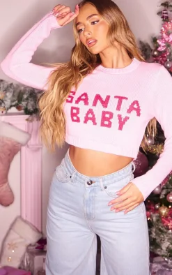 PrettyLittleThing Sweaters*Santa Baby Christmas Sweater
