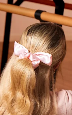 PrettyLittleThing Hair Accessories*Satin Bow 2 Pack Scrunchies