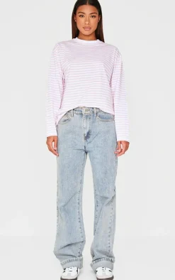 PrettyLittleThing T-Shirts*Stripey Oversized T Shirt