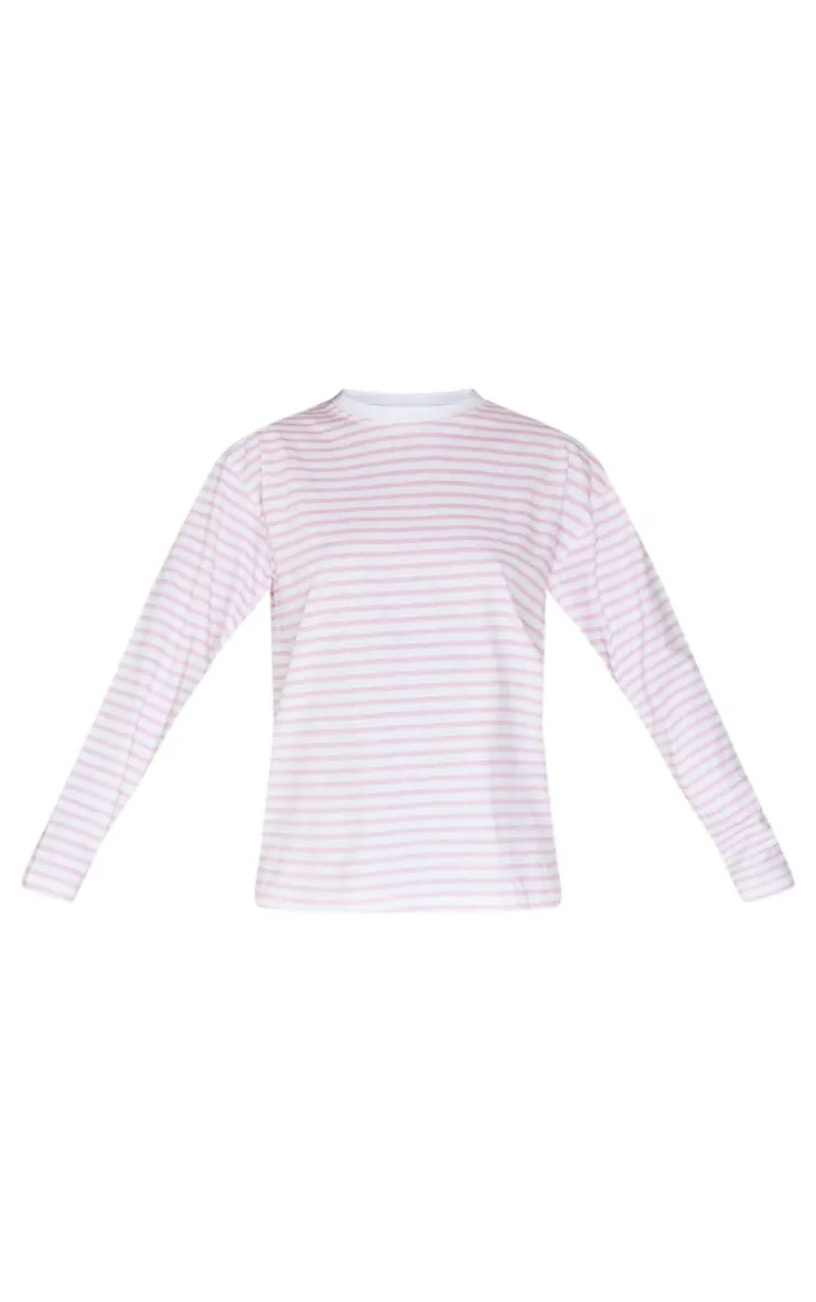 PrettyLittleThing T-Shirts*Stripey Oversized T Shirt