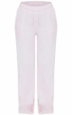 New PrettyLittleThing Wide Leg Sweatpants Baby Pink