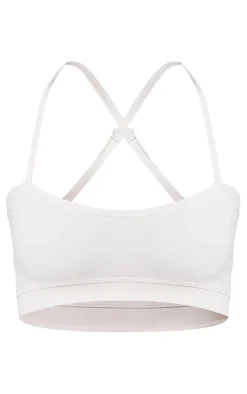 PrettyLittleThing Sports Bras*Ballet Pink Sculpt Strappy Dip Sports Bra