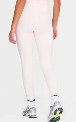 PrettyLittleThing Yoga Pants*Ballet Pink Sculpt Twist Front Gym Leggings