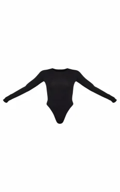 PrettyLittleThing Basic Tops*Basic Cotton Blend Crew Neck Bodysuit