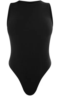 PrettyLittleThing Basic Tops*Basic Cotton Blend Thong Bodysuit