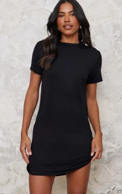 Basic Short Sleeve T Shirt Dress-PrettyLittleThing Discount