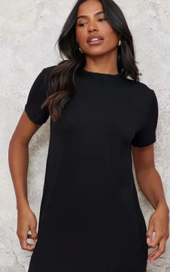 Basic Short Sleeve T Shirt Dress-PrettyLittleThing Discount