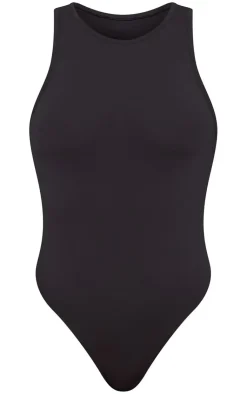 PrettyLittleThing Basic Tops*Basic Slinky Racer Bodysuit