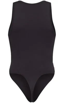 PrettyLittleThing Basic Tops*Basic Slinky Racer Bodysuit